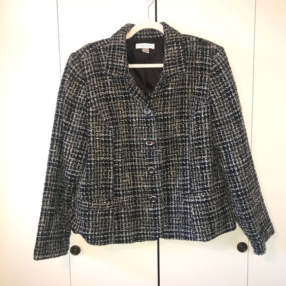 Christopher Banks Tweed Blazer - Picture 1 of 10